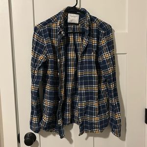 Denim & Flower flannel